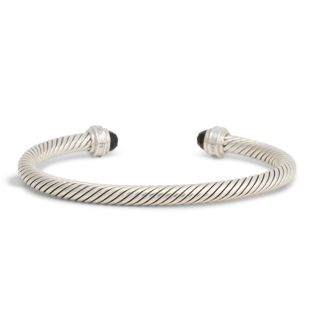 DAVID YURMAN Black Onyx w/ Diamonds Flex Cuff