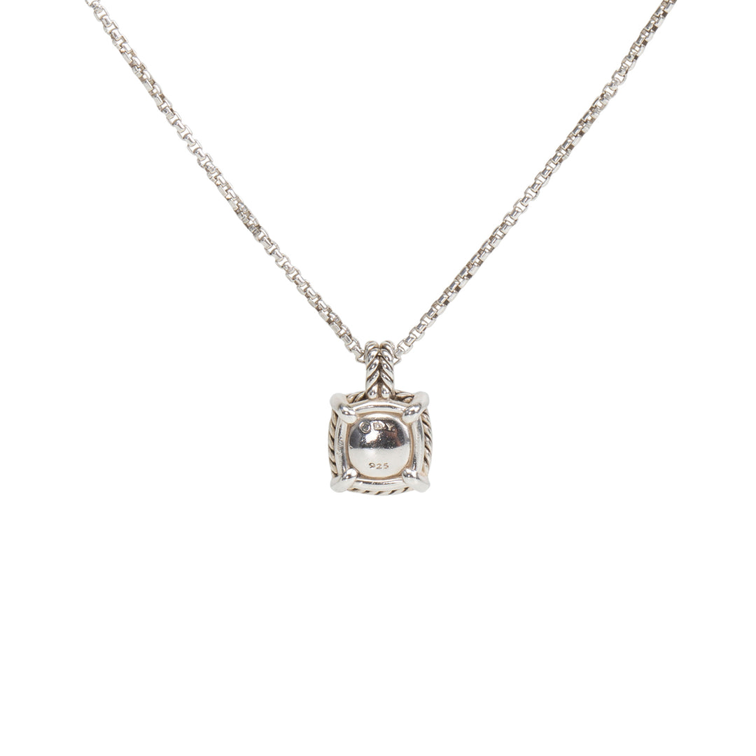 DAVID YURMAN Petite Chatelaine Pavé Bezel Pendant Necklace w/ Diamonds