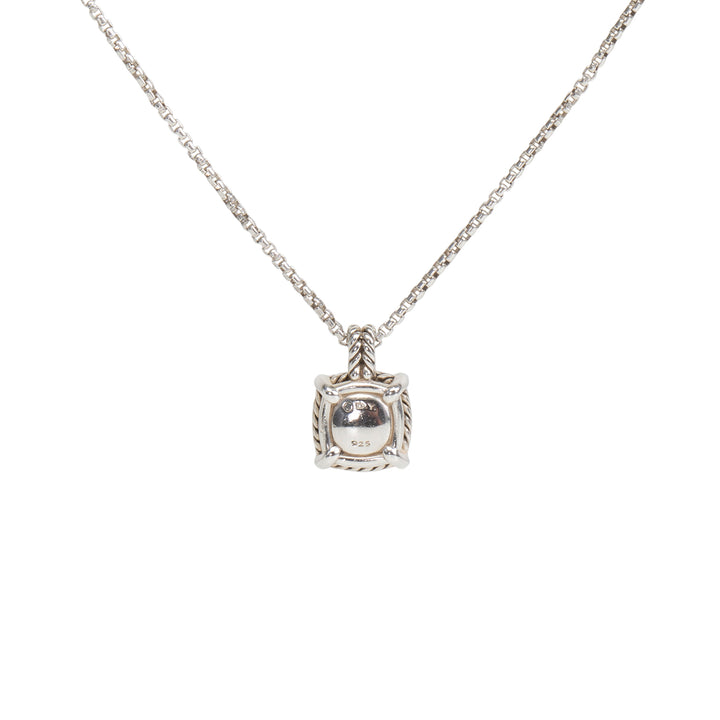DAVID YURMAN Petite Chatelaine Pavé Bezel Pendant Necklace w/ Diamonds
