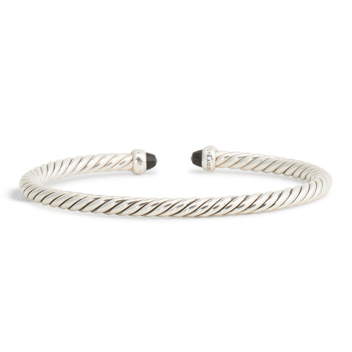 DAVID YURMAN Black Onyx w/ Diamonds Flex Cuff