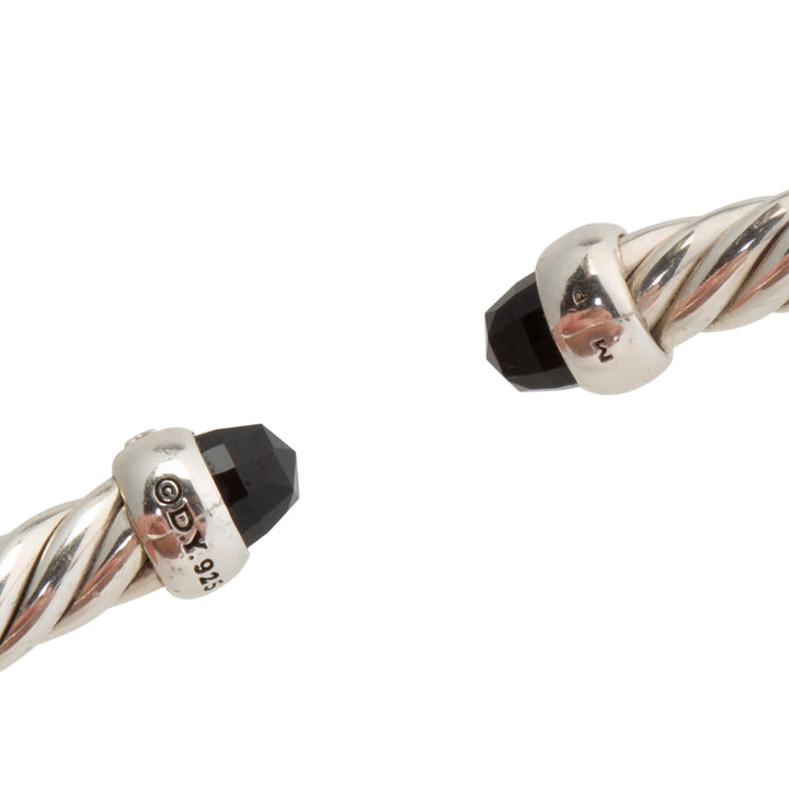 DAVID YURMAN Black Onyx w/ Diamonds Flex Cuff
