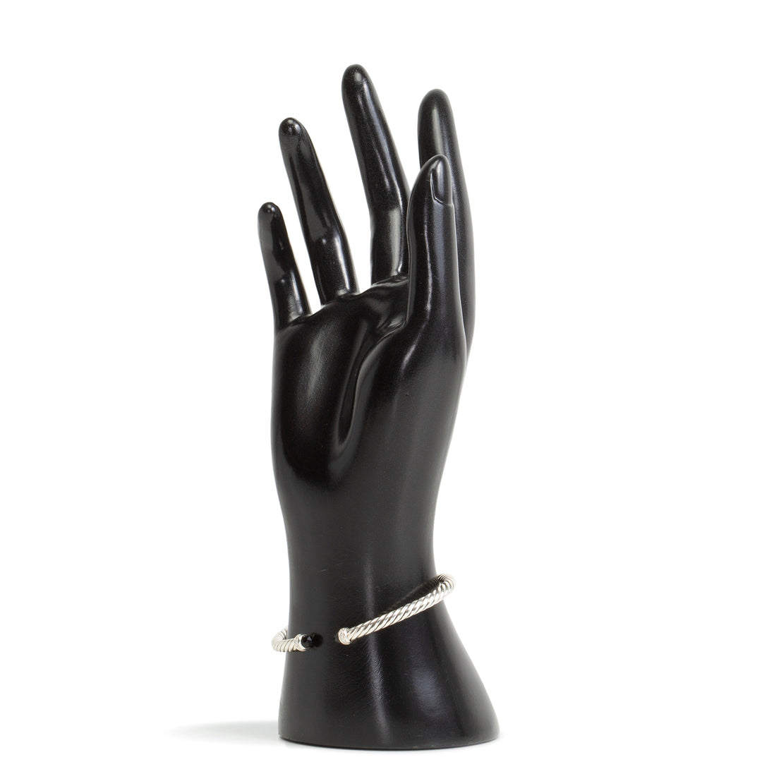 DAVID YURMAN Black Onyx w/ Diamonds Flex Cuff