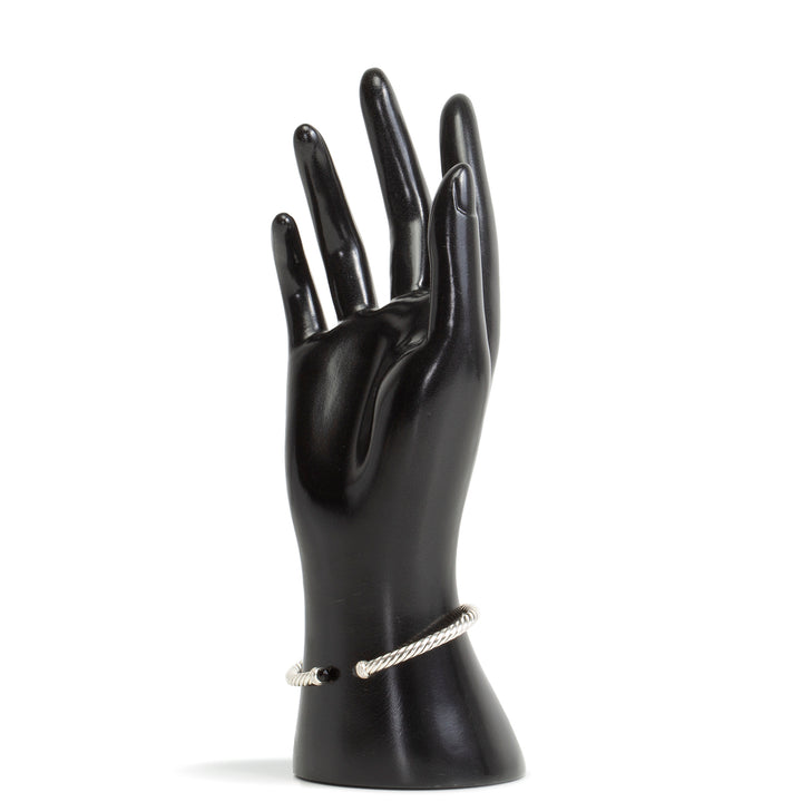 DAVID YURMAN Black Onyx w/ Diamonds Flex Cuff
