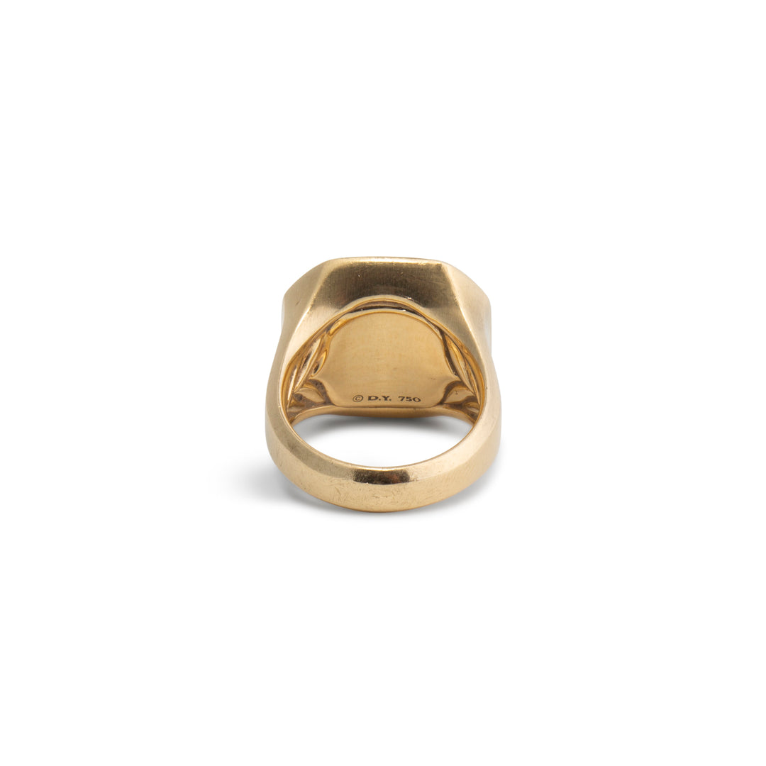 DAVID YURMAN Onyx Petrvs Horse Signet Ring