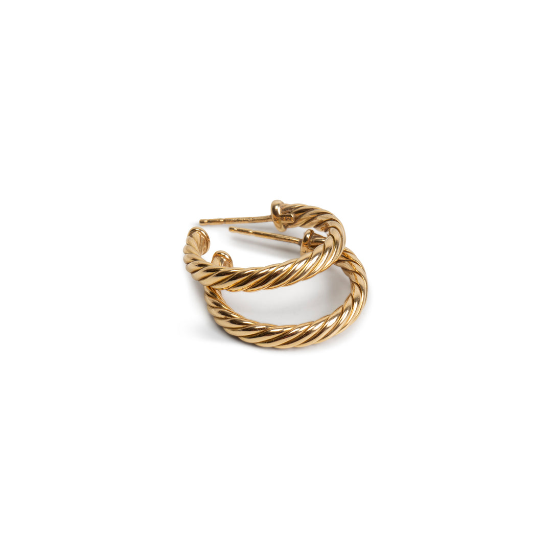 DAVID YURMAN Cablespira 3/4in Hoop Earrings