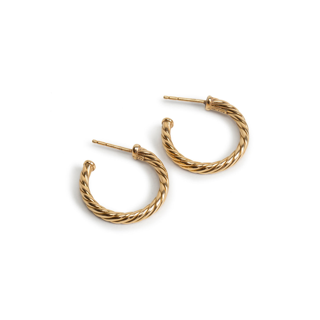 DAVID YURMAN Cablespira 3/4in Hoop Earrings