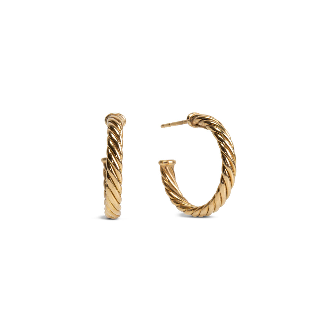 DAVID YURMAN Cablespira 3/4in Hoop Earrings