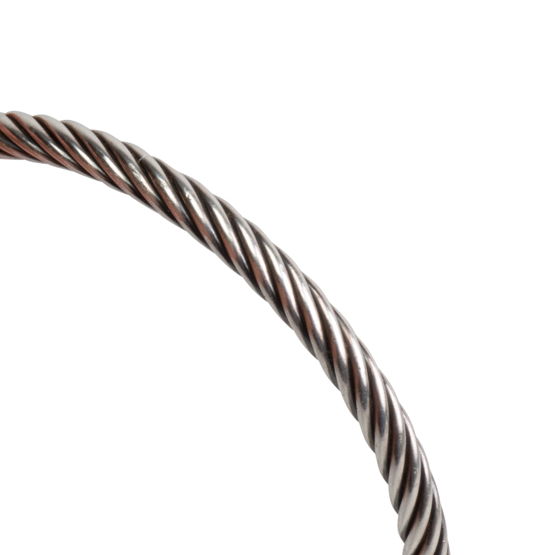 DAVID YURMAN Cable Hoop Earrings w/ French Clip Closure