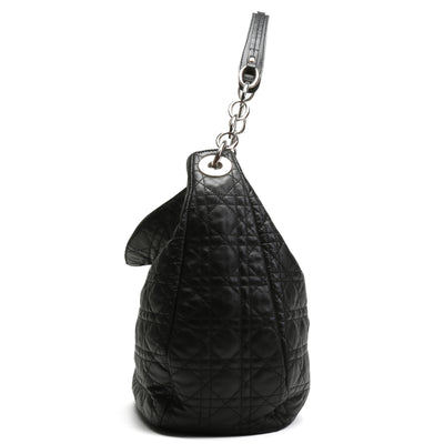 CHRISTIAN DIOR Cannage Soft Lady Dior Hobo - Black