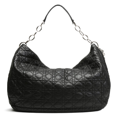 CHRISTIAN DIOR Cannage Soft Lady Dior Hobo - Black