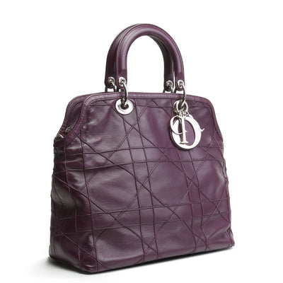 CHRISTIAN DIOR Grandville Tote - Purple OUTLET FINAL SALE