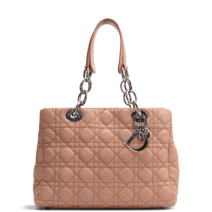 DIOR Cannage Lady Dior Soft Medium Shopper