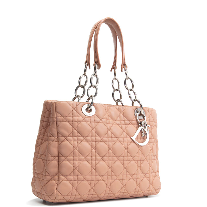 DIOR Cannage Lady Dior Soft Medium Shopper