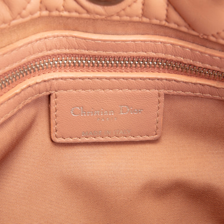 DIOR Cannage Lady Dior Soft Medium Shopper