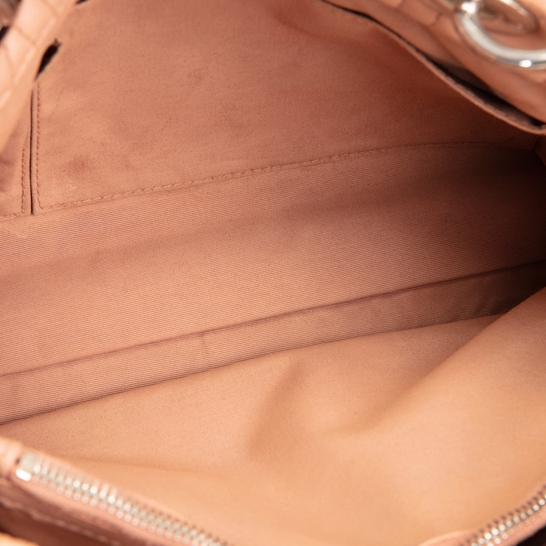 DIOR Cannage Lady Dior Soft Medium Shopper