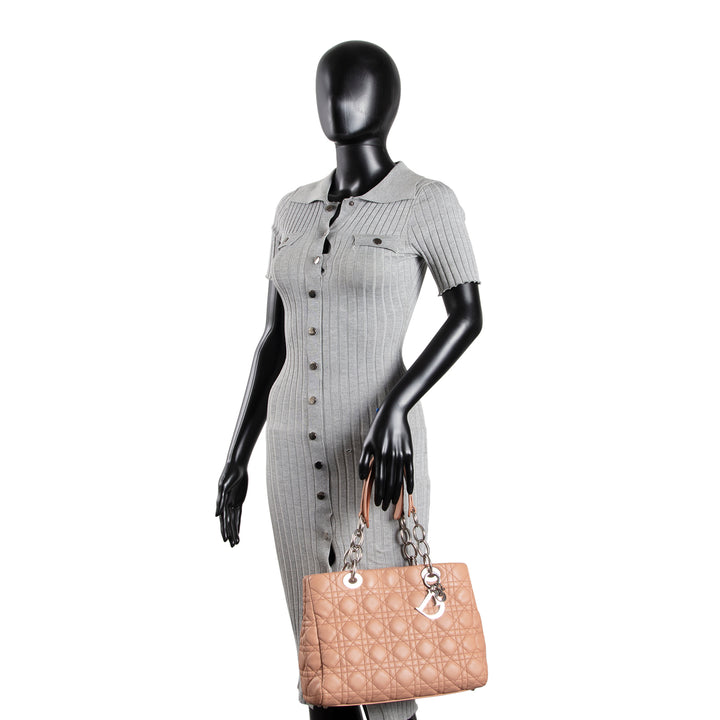 DIOR Cannage Lady Dior Soft Medium Shopper