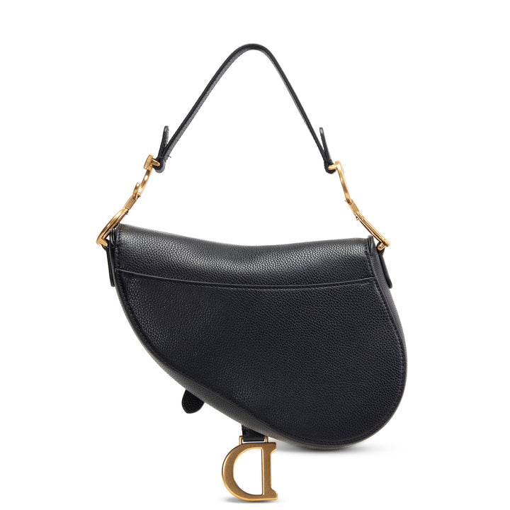 DIOR Mini Saddle Handbag w/ Leather Strap