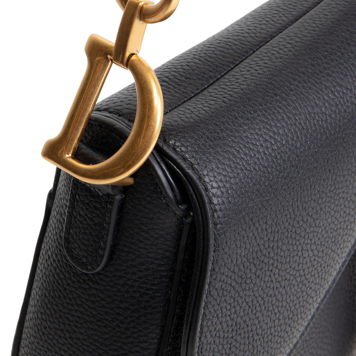 DIOR Mini Saddle Handbag w/ Leather Strap