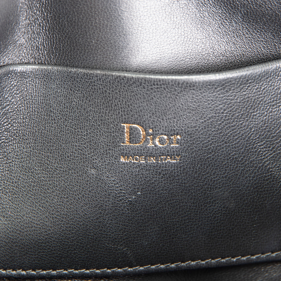 DIOR Mini Saddle Handbag w/ Leather Strap