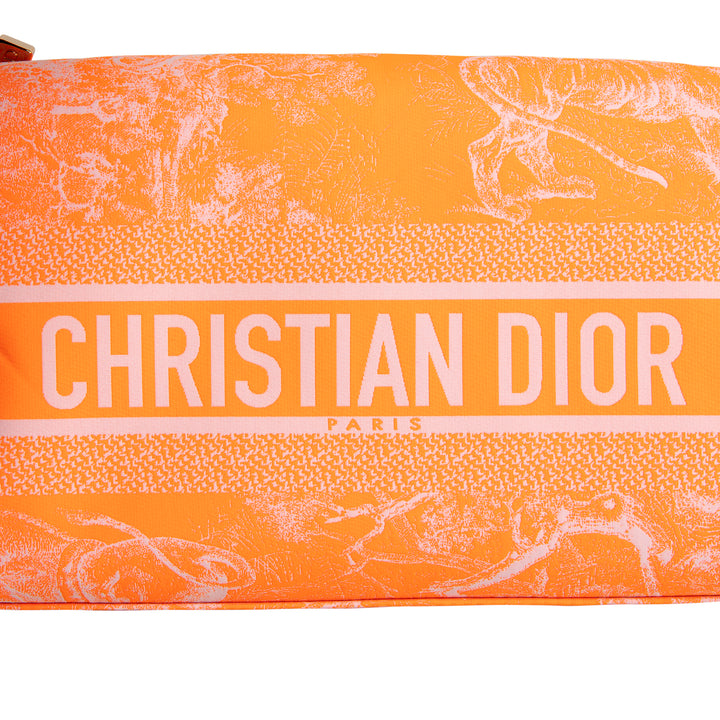 DIOR Toile de Jouy Dior Travel Nomad Pouch - Orange