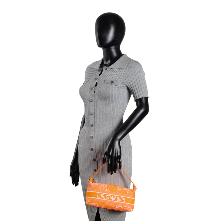 DIOR Toile de Jouy Dior Travel Nomad Pouch - Orange