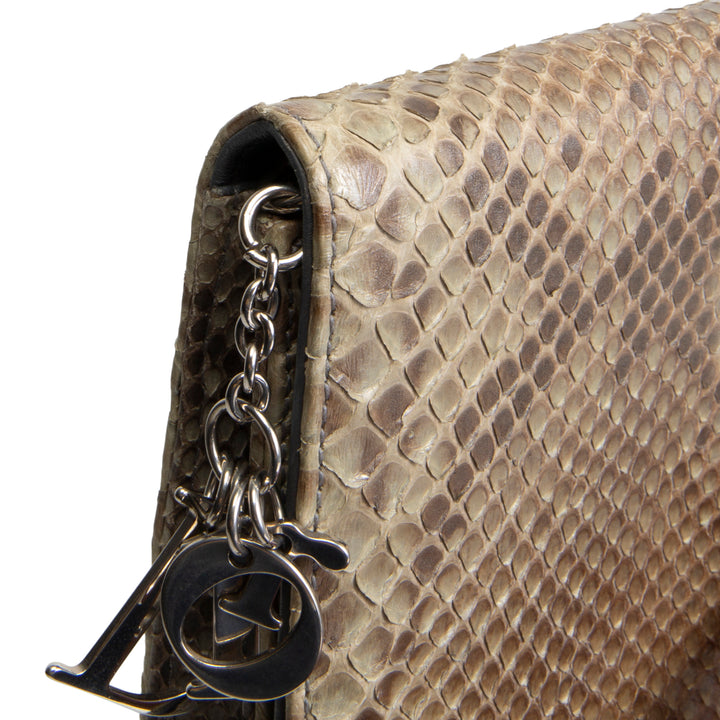 DIOR Python Clutch - Green OUTLET FINAL SALE