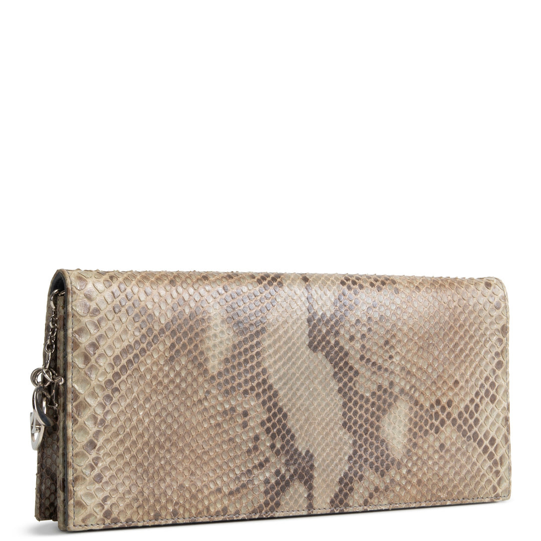 DIOR Python Clutch - Green OUTLET FINAL SALE