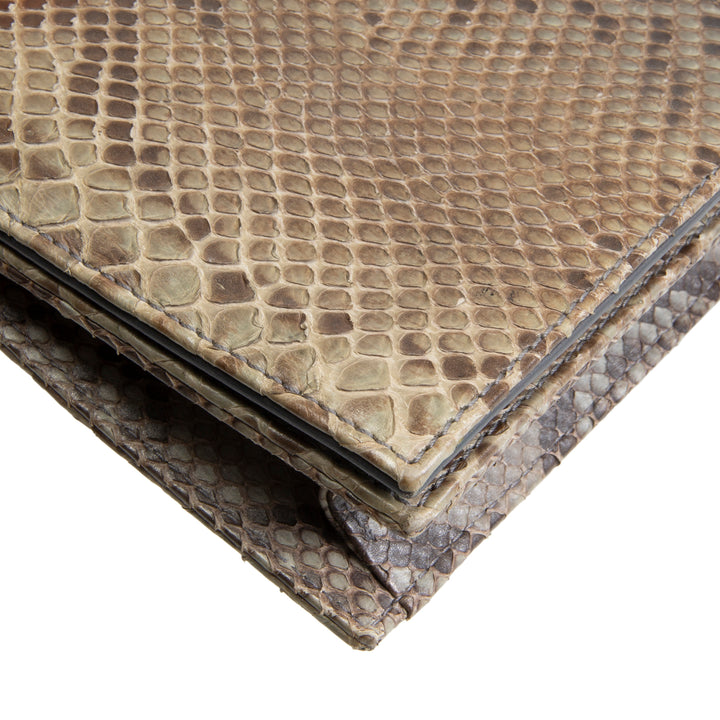 DIOR Python Clutch - Green OUTLET FINAL SALE