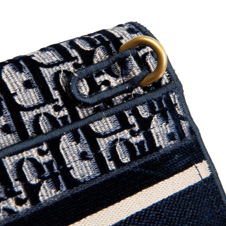DIOR Velvet Oblique Saddle Belt Bag