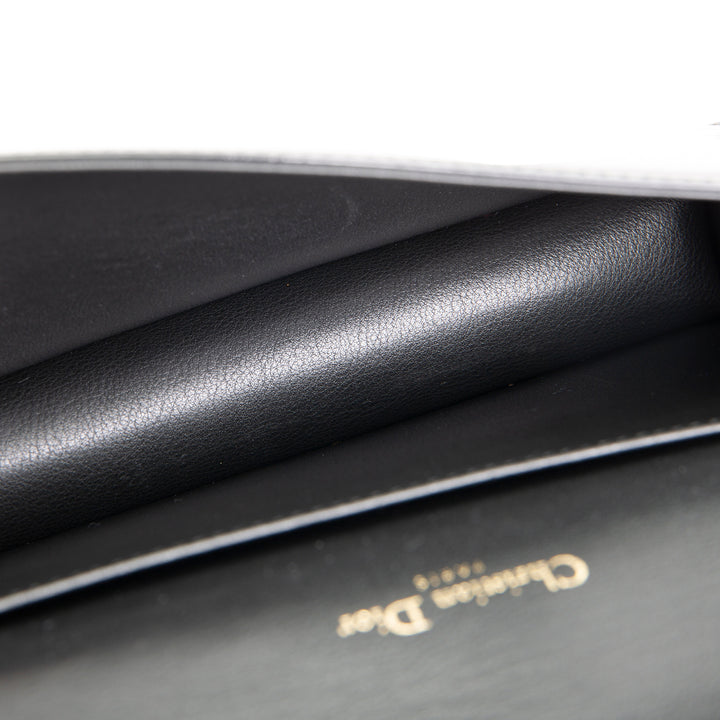 DIOR Patent Lady Pouch on Chain - Black