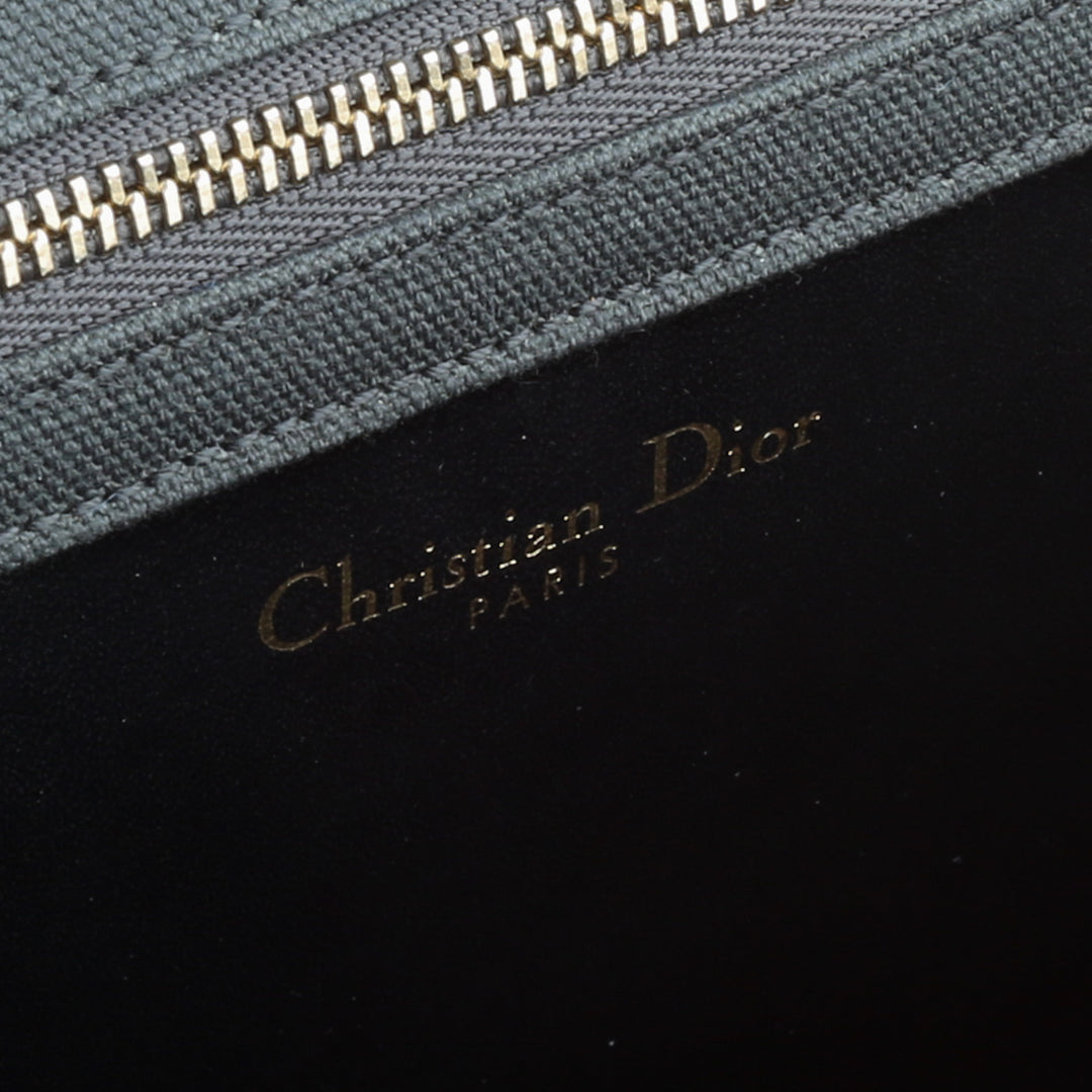 CHRISTIAN DIOR Medium Velvet Oblique Diorama Bag