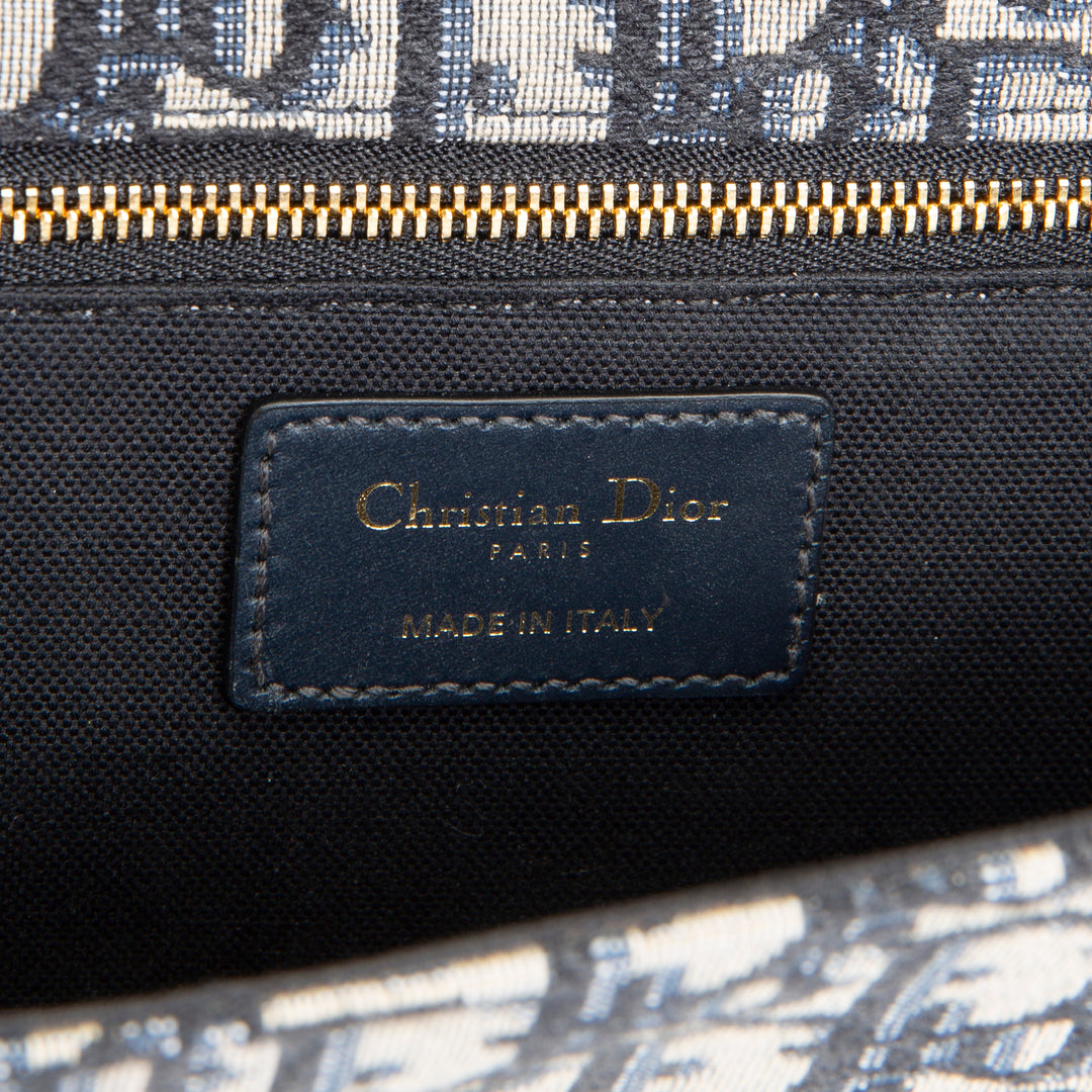 DIOR 30 Montaigne Chain Flap Oblique Jacquard