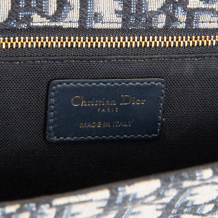 DIOR 30 Montaigne Chain Flap Oblique Jacquard