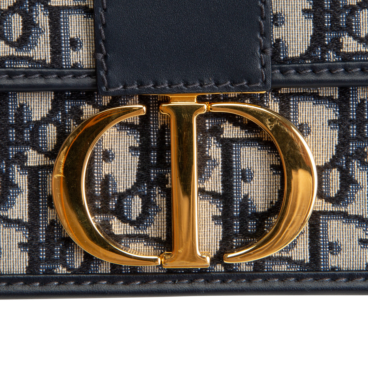 DIOR 30 Montaigne Chain Flap Oblique Jacquard