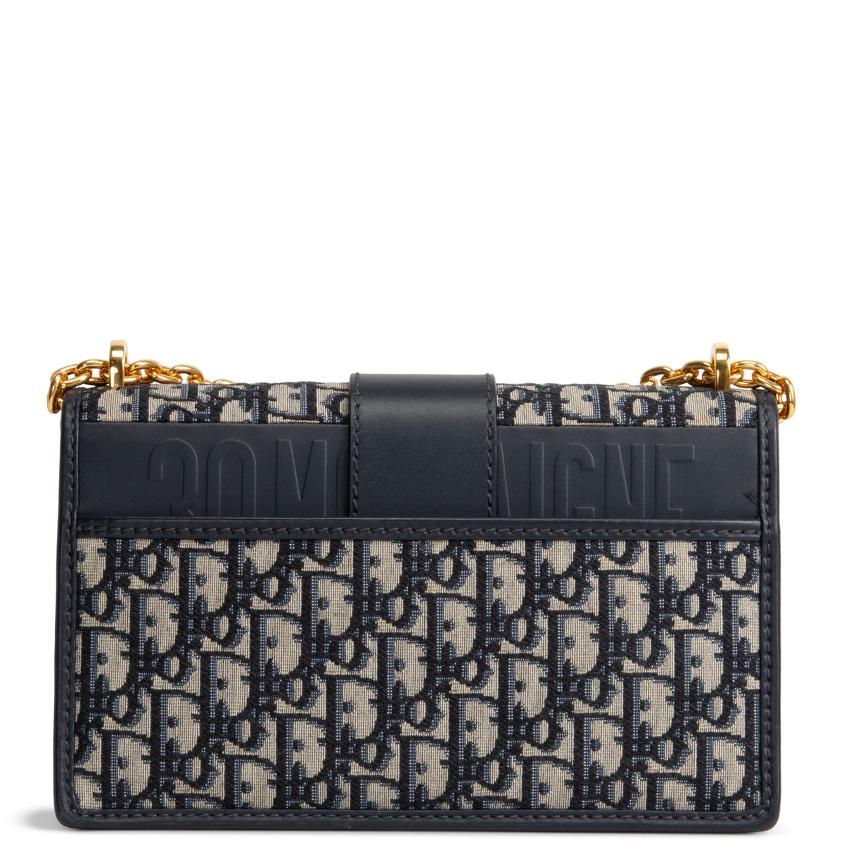 DIOR 30 Montaigne Chain Flap Oblique Jacquard