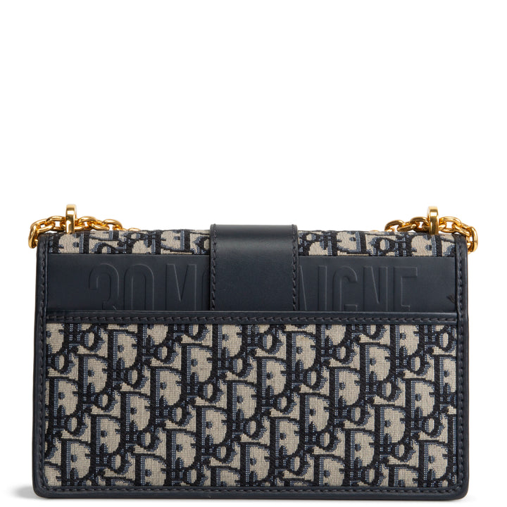 DIOR 30 Montaigne Chain Flap Oblique Jacquard