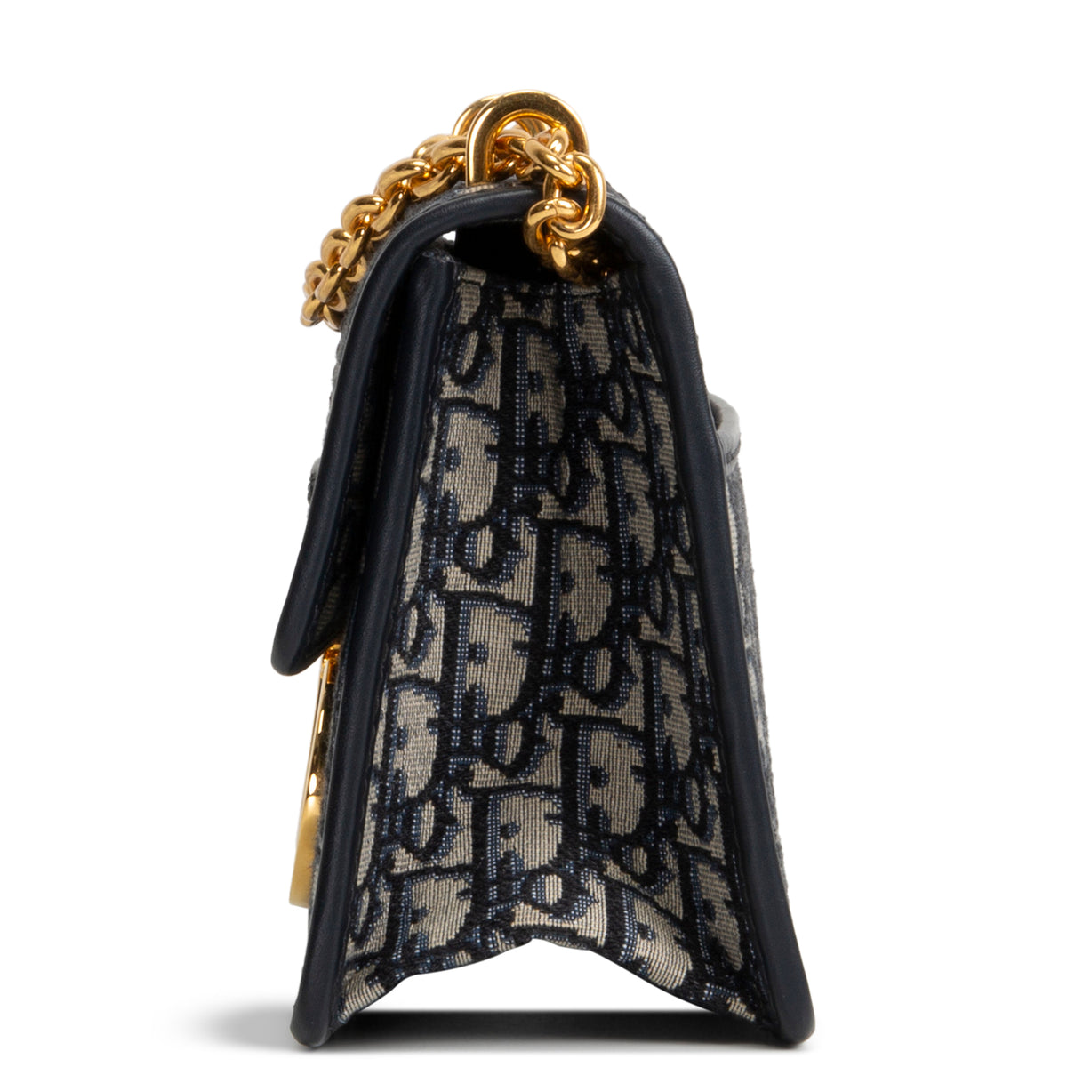 DIOR 30 Montaigne Chain Flap Oblique Jacquard