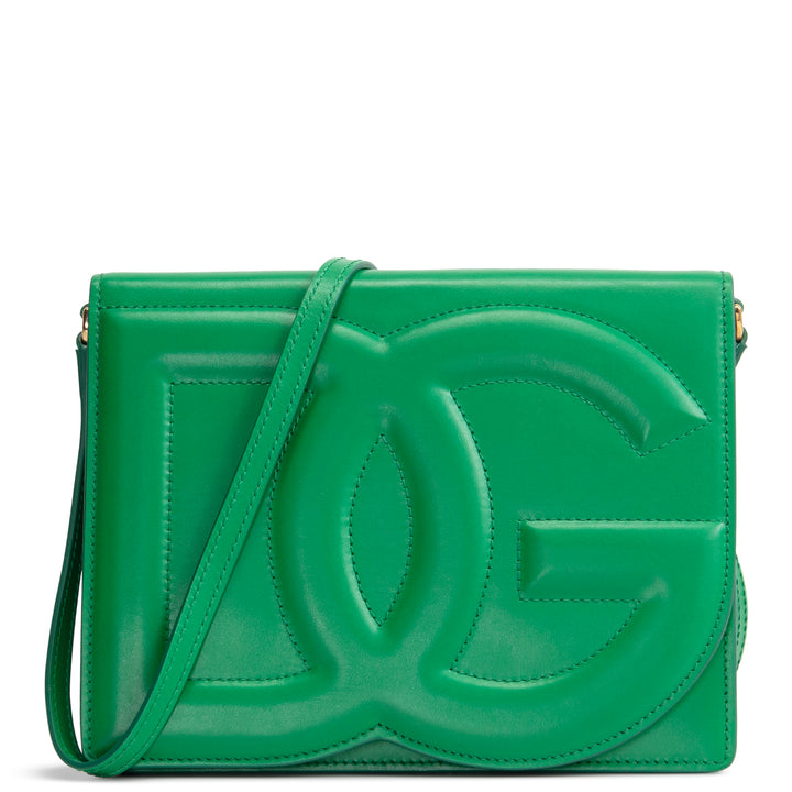 DOLCE & GABBANA D&G Logo Leather Crossbody