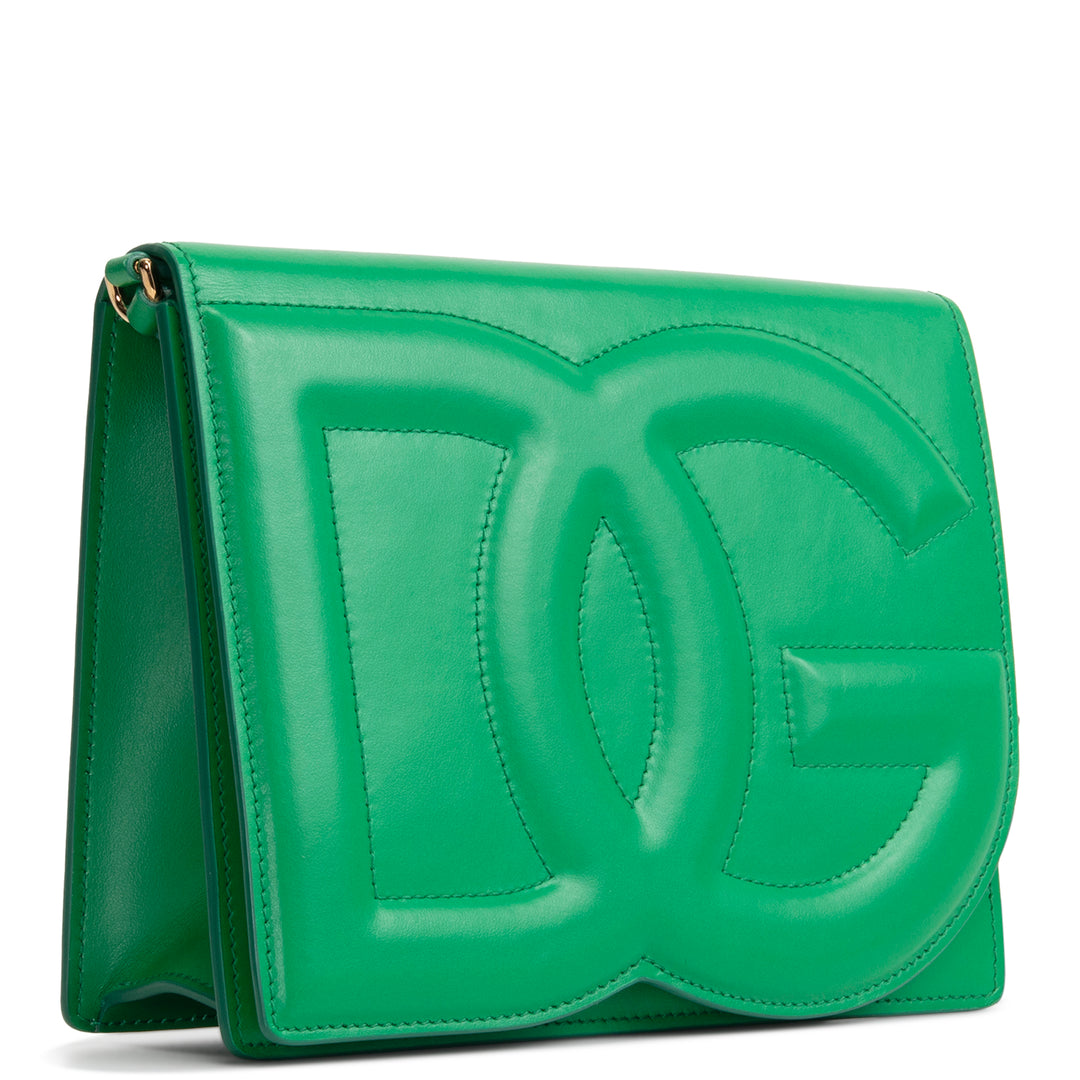 DOLCE & GABBANA D&G Logo Leather Crossbody