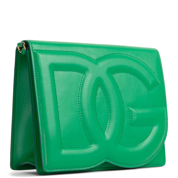 DOLCE & GABBANA D&G Logo Leather Crossbody