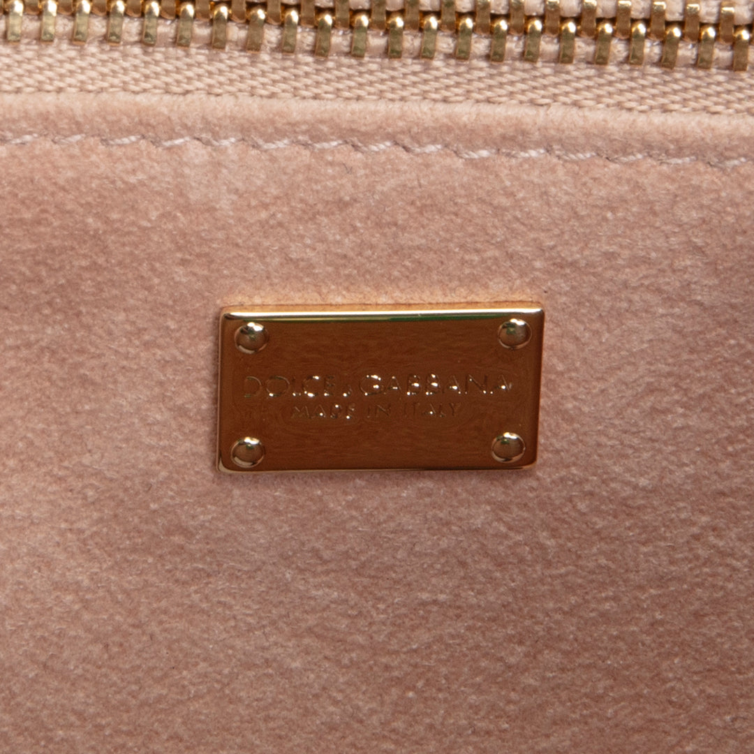 DOLCE & GABBANA D&G Logo Leather Crossbody