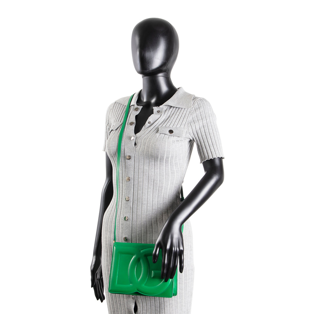 DOLCE & GABBANA D&G Logo Leather Crossbody