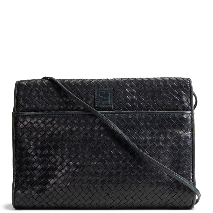 FENDI Woven Crossbody OUTLET FINAL SALE
