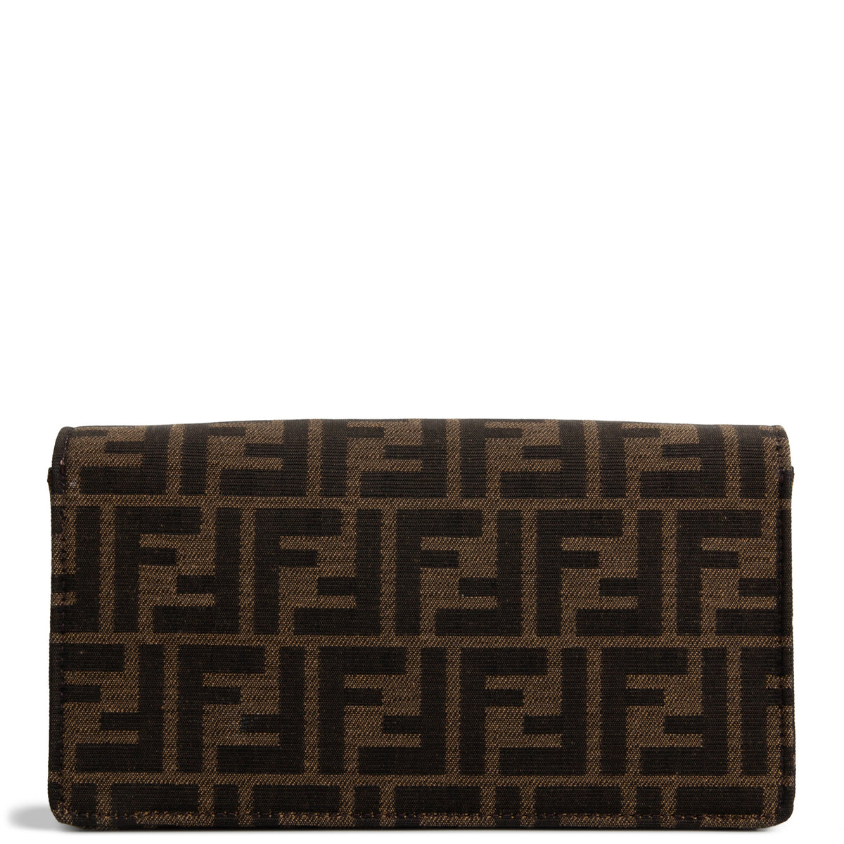 FENDI Zucca Wallet on Chain Baguette Shoulder Bag - Tobacco