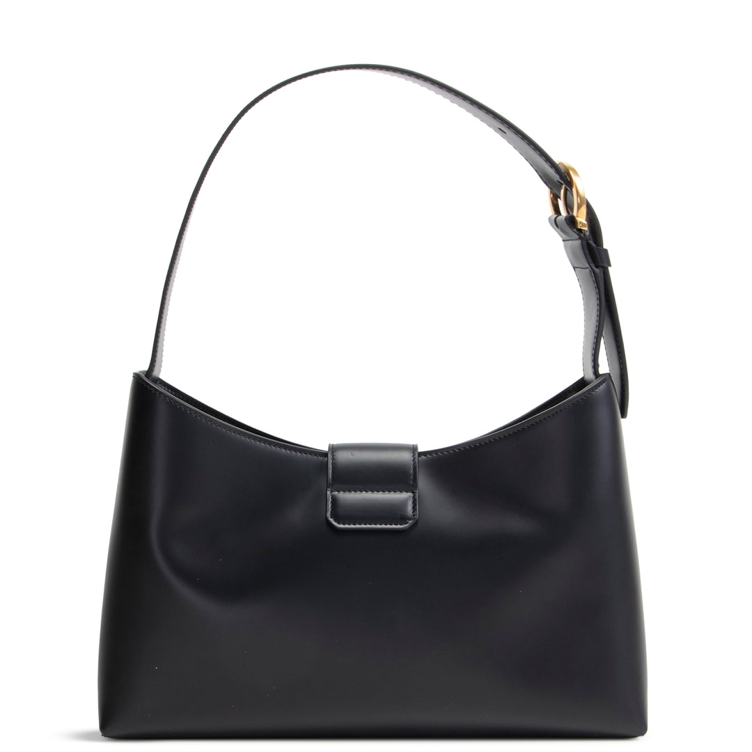 FERRAGAMO Trifolio Shoulder Bag - Black