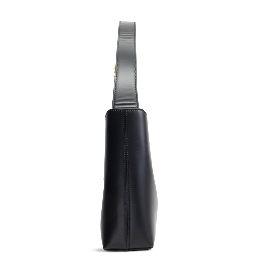 FERRAGAMO Trifolio Shoulder Bag - Black