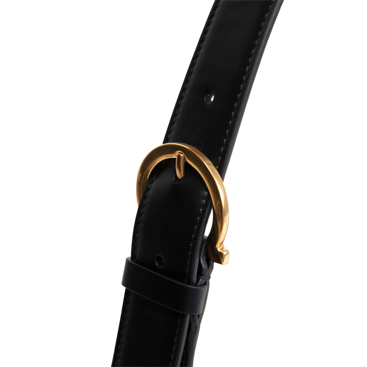 FERRAGAMO Trifolio Shoulder Bag - Black