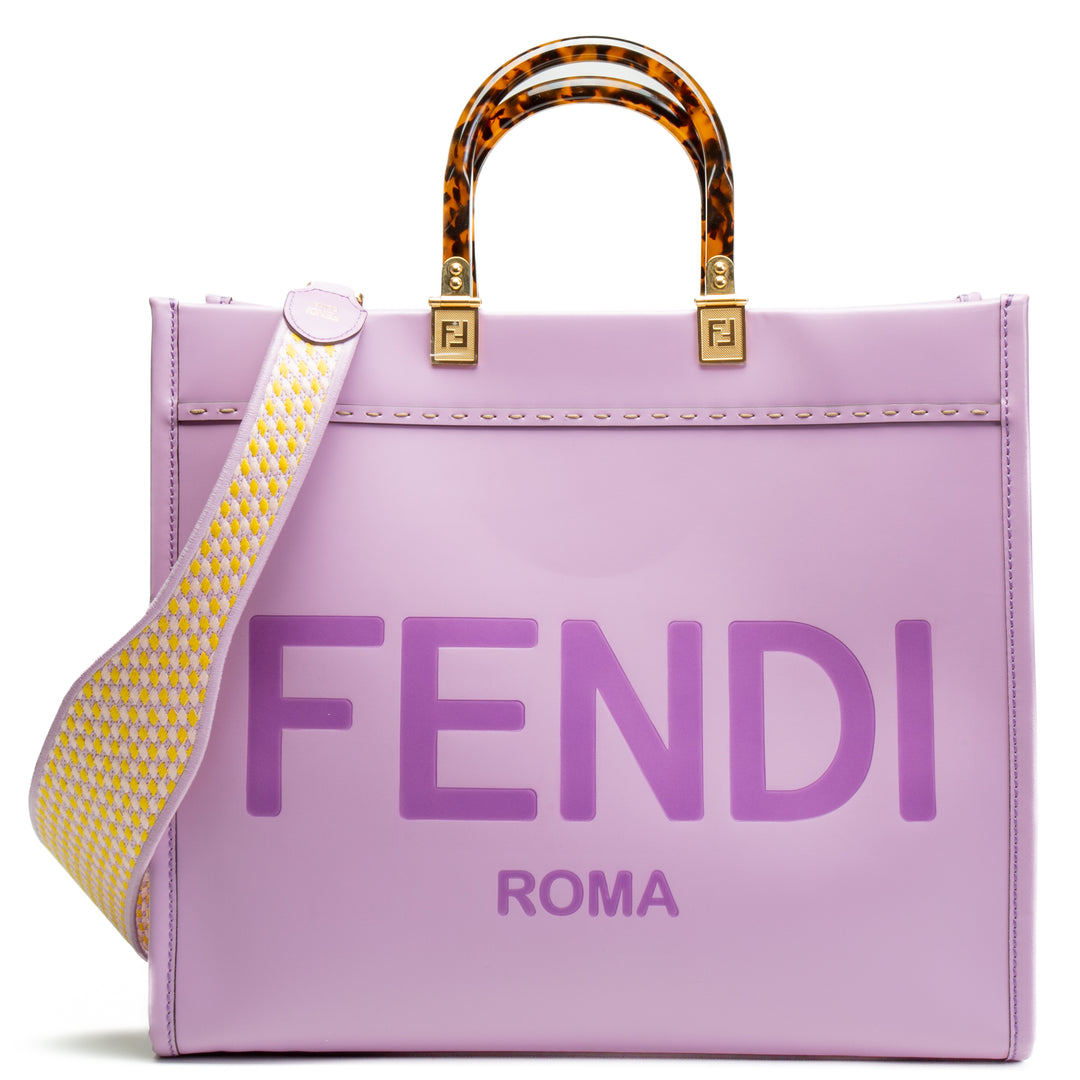 FENDI Medium Sunshine Shopper Tote Lilac – ALB