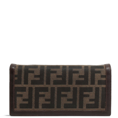 FENDI Zucca Contential Wallet OUTLET FINAL SALE