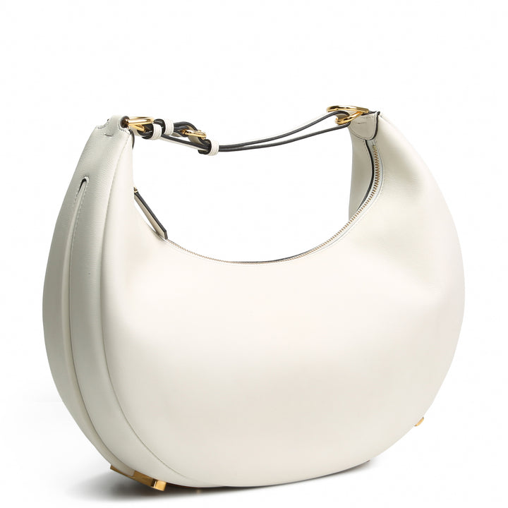 FENDI Fendigraphy Small Hobo - White